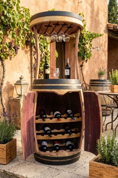 Coin Bar avec porte verre