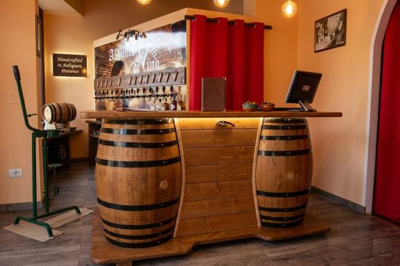 Comptoir 2 tonneaux plein